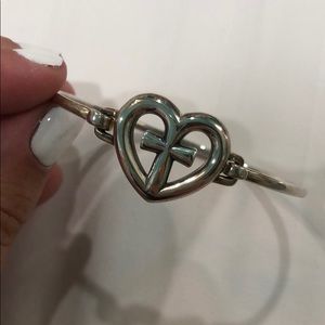 James Avery Cross Heart Bracelet